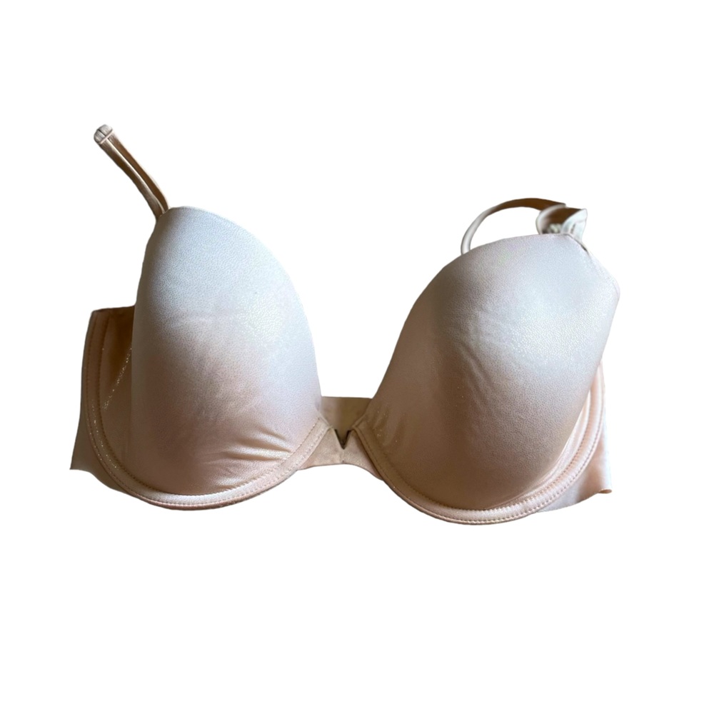 Victoria's Secret 32DDD lined demi underwire nude bra EUC smoke free